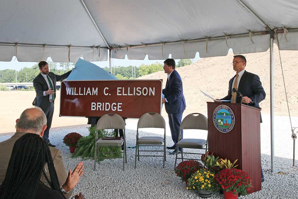 Honoring Bill Ellison: 231 bridge named for visionary developer